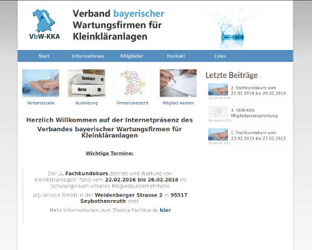 Screenshot von vbw-kka.de